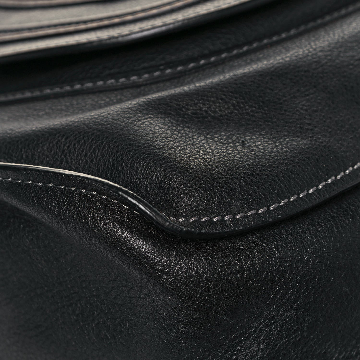Chloe Calfskin Medium Marcie Satchel Black 9 of 14