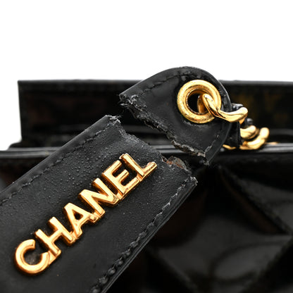 Chanel Patent Quilted Mini Shoulder Bag Black 15 of 15