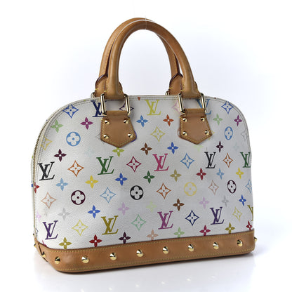 Louis Vuitton Monogram Multicolor Alma White 2 of 9