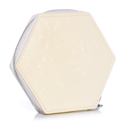 Louis Vuitton Vernis Porte-Monnaie Flocon MM Perle 3 of 7