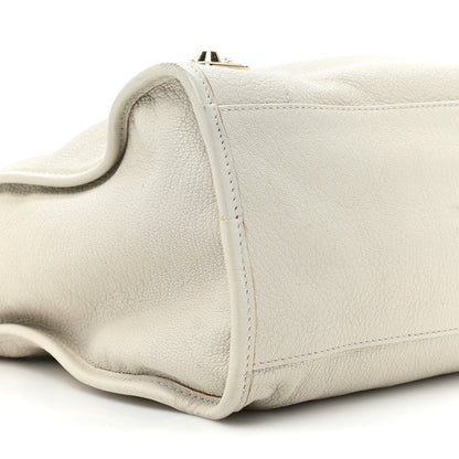 Balenciaga Chevre Gold Metallic Edge Hardware City White 9 of 17