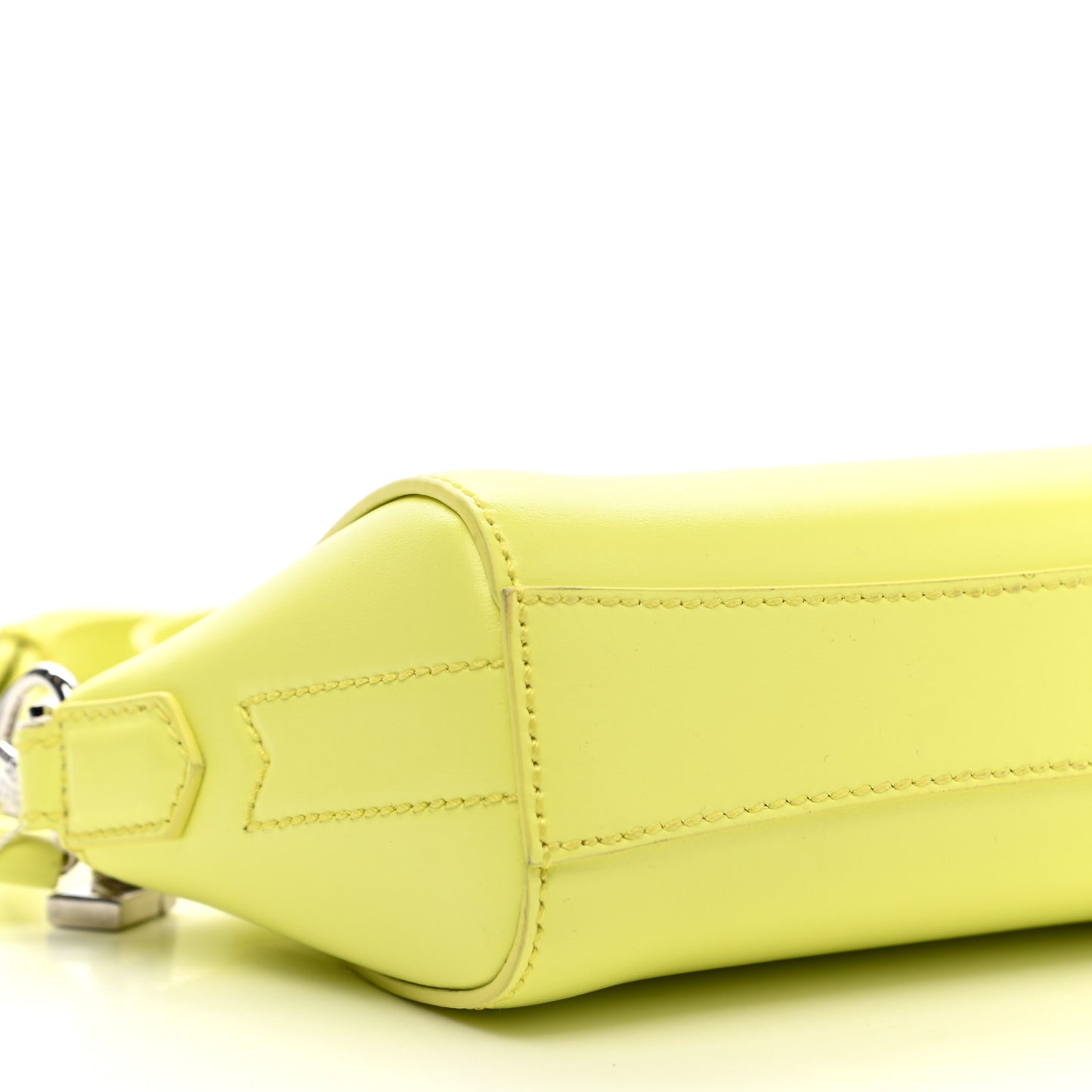Smooth Calfskin Nano Antigona Acid Yellow