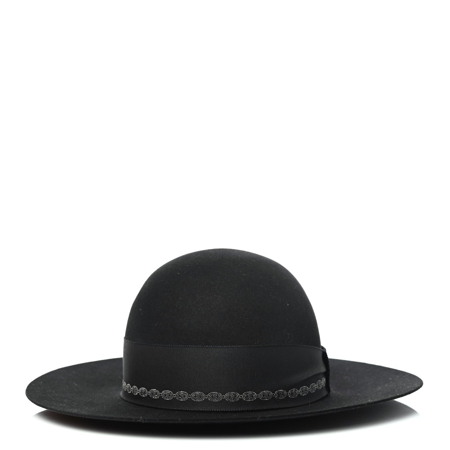 Hermes Felt Hat 57 Black 3 of 5