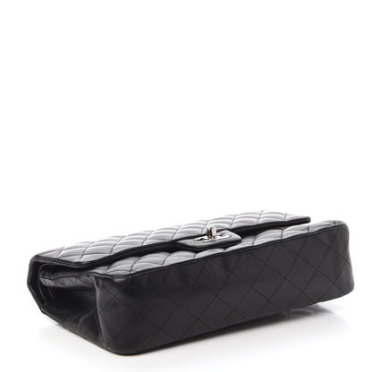 Chanel Lambskin Quilted Medium Double Flap Black 4 of 10