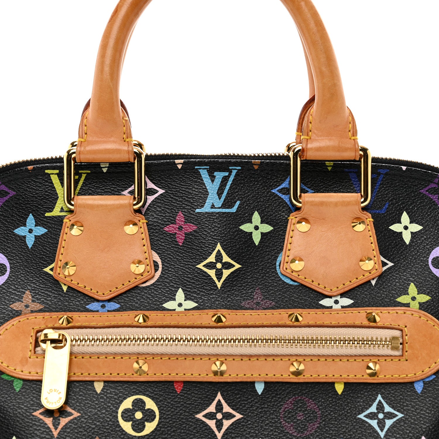 Louis Vuitton Monogram Multicolor Alma Black 5 of 10