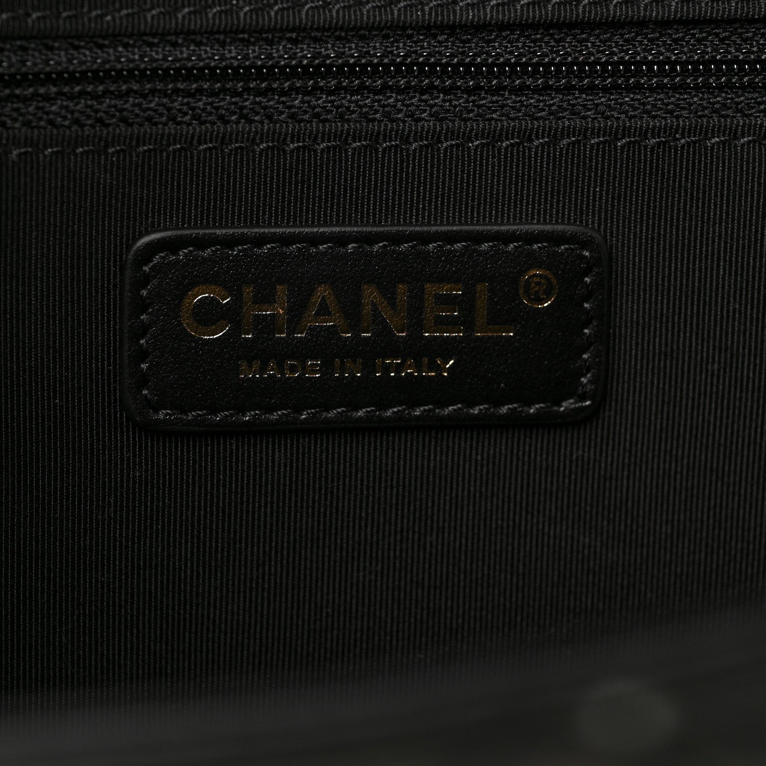 Chanel Bullskin Stitched Medium Shopping Bag Black 5 of 8