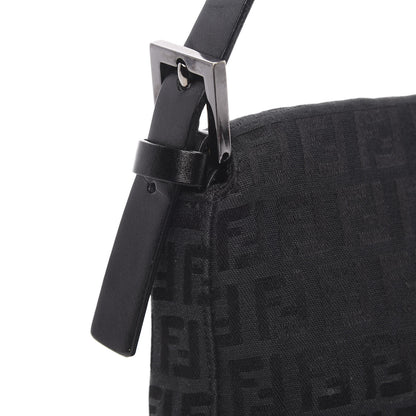 Fendi Zucchino Baguette Black 10 of 11