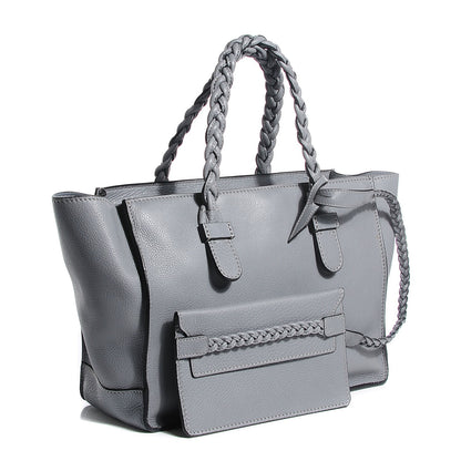 Valentino Garavani Grained Calfskin Small To Be Cool Tote Grigio Perla 3 of 8