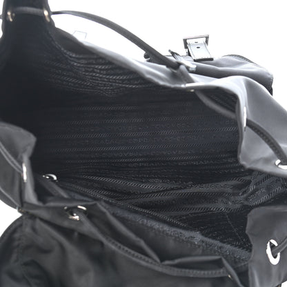 Prada Tessuto Nylon Saffiano Medium Backpack Black 6 of 8