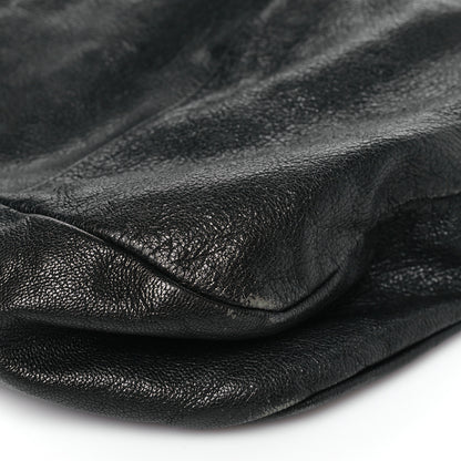 Gucci Calfskin Web Metal Bamboo Tote Black 10 of 10