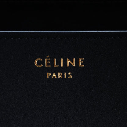Celine Twill Smooth Calfskin Mini Luggage Dune Black 6 of 8