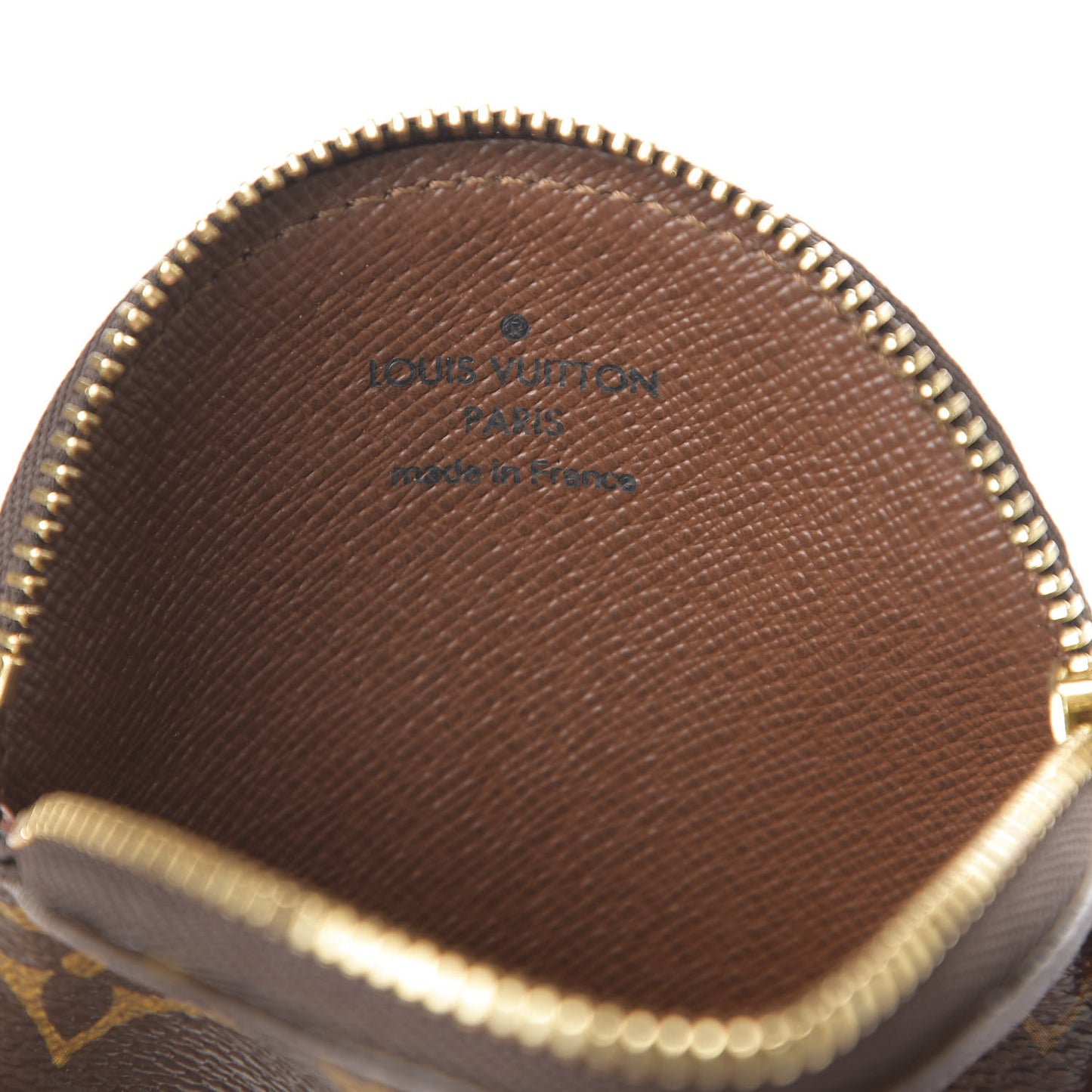 Monogram Round Coin Purse