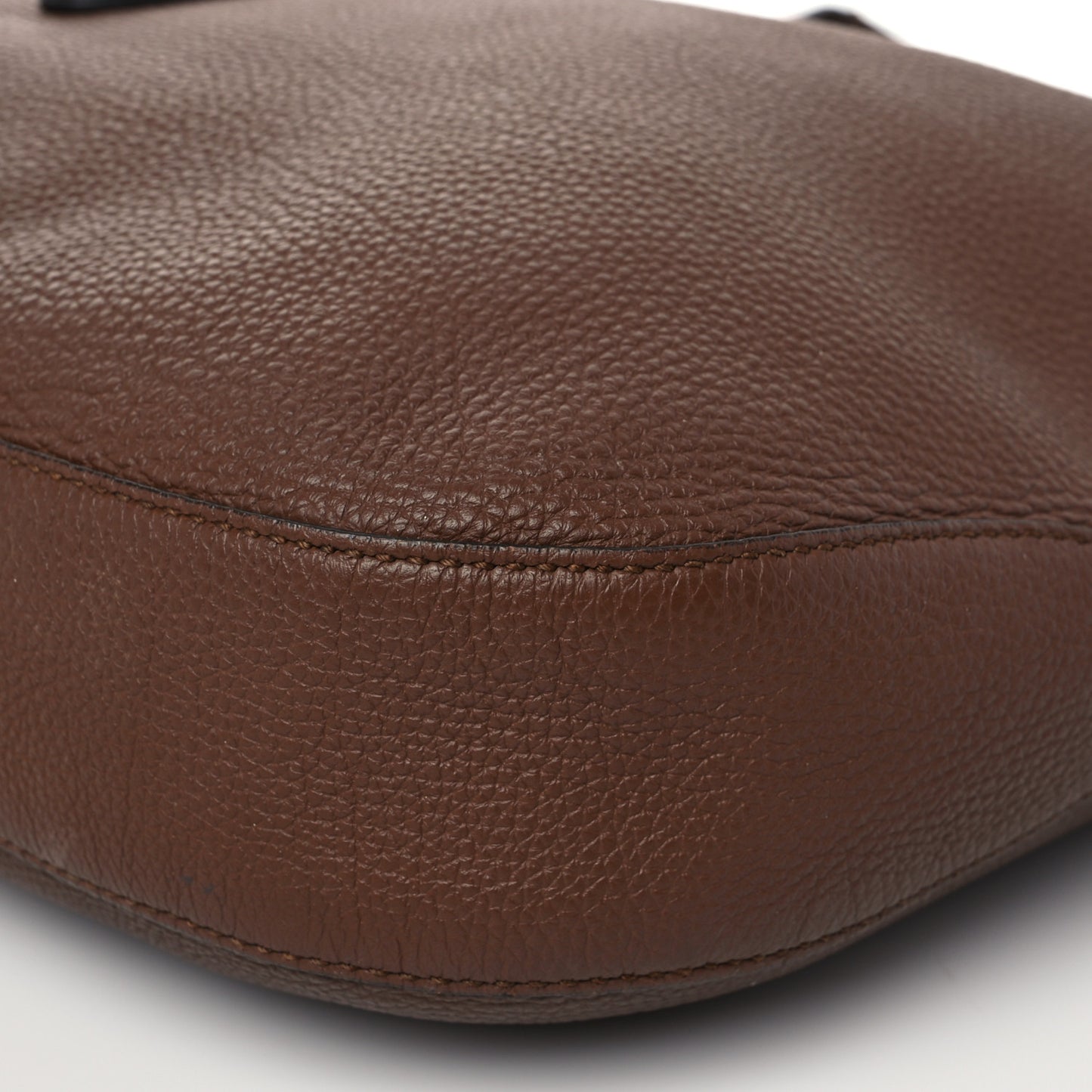 Soft Grained Calfskin Large Jackie Hobo Nut Brown