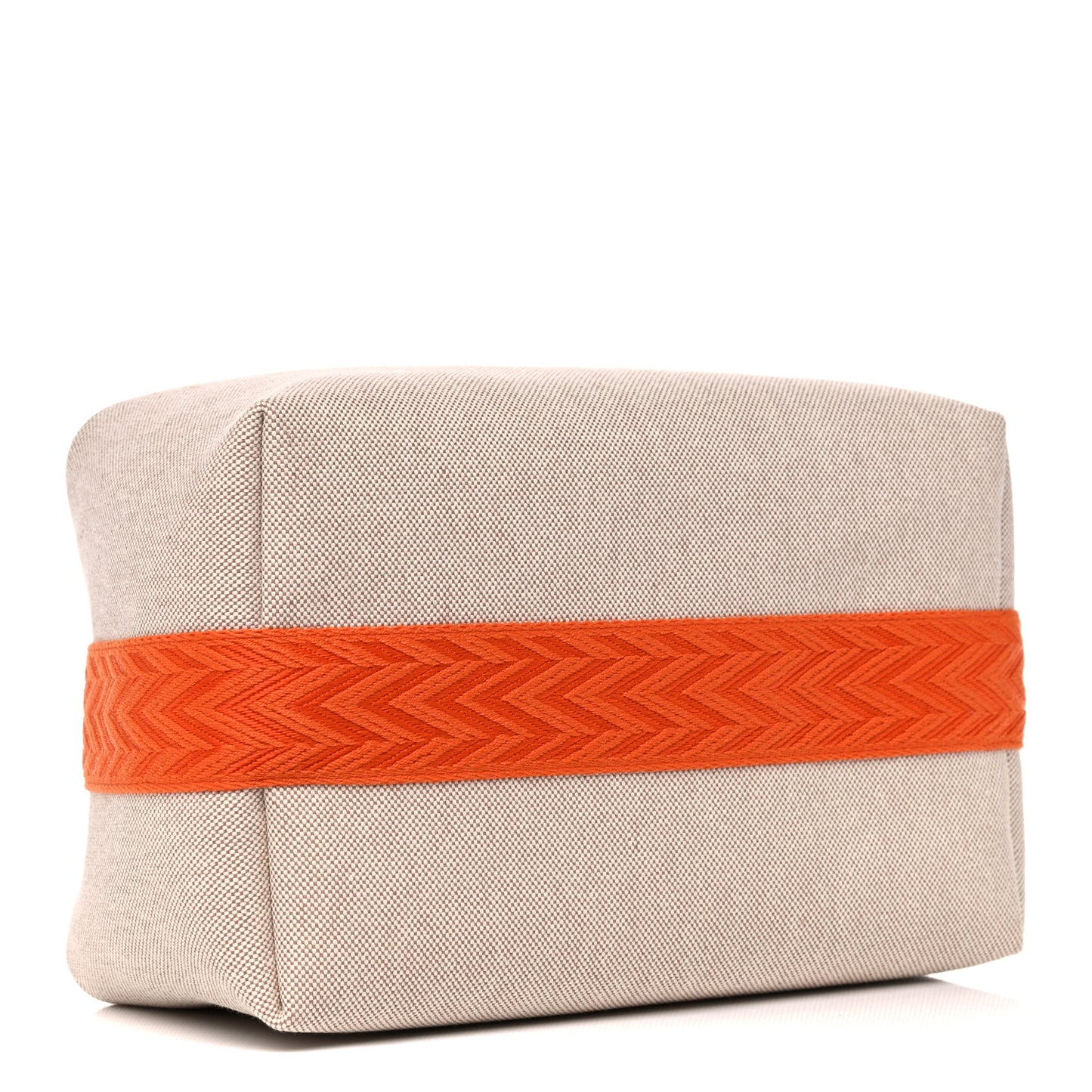 Canvas Small Bride-A-Brac Pouch Natural Orange