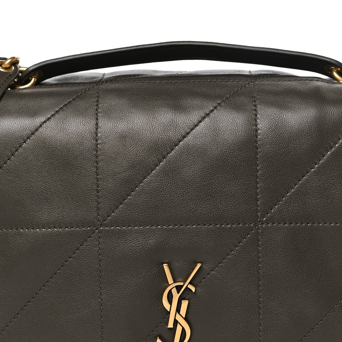 Lambskin Matelasse Monogram Small Jamie 4.3 Light Musk