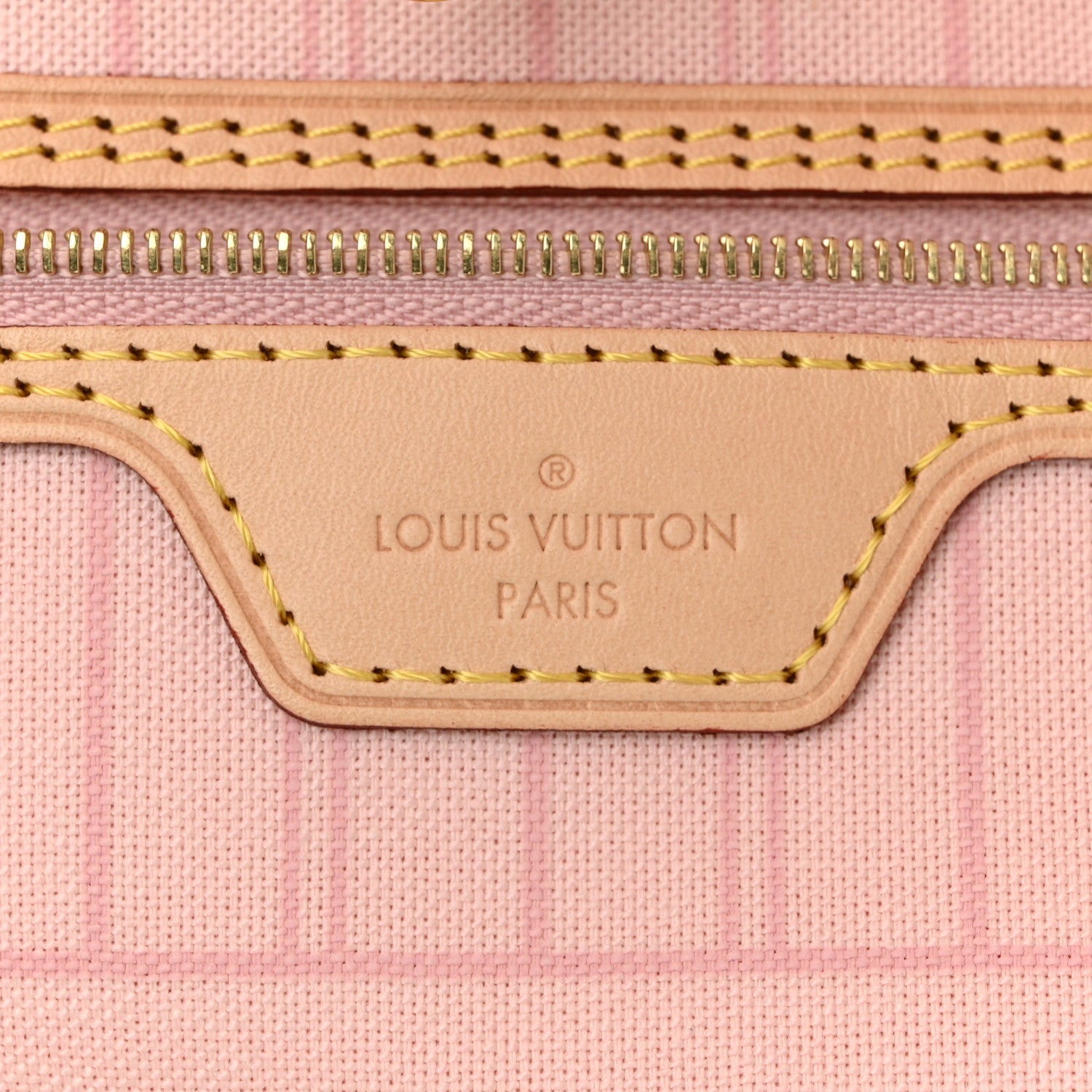 Louis Vuitton Damier Azur Neo Neverfull MM Rose Ballerine 7 of 10