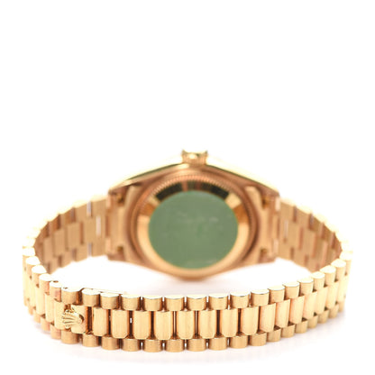 Rolex 18K Yellow Gold 26mm Oyster Perpetual Datejust President Watch Champagne 69178 3 of 6