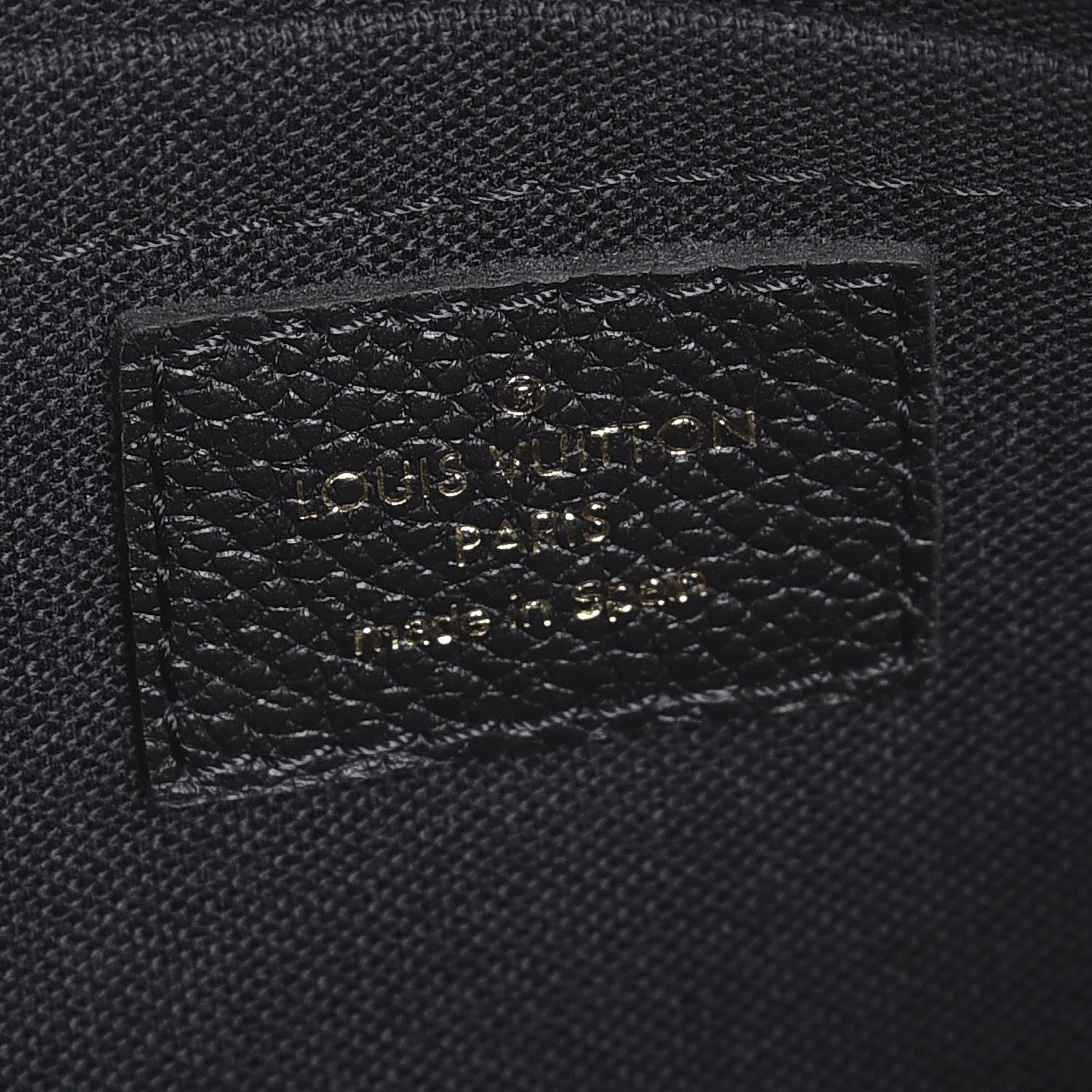 Louis Vuitton Monogram Pallas Clutch Black 6 of 7