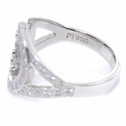Tiffany Platinum Diamond Voile Ring 4.5 4 of 8
