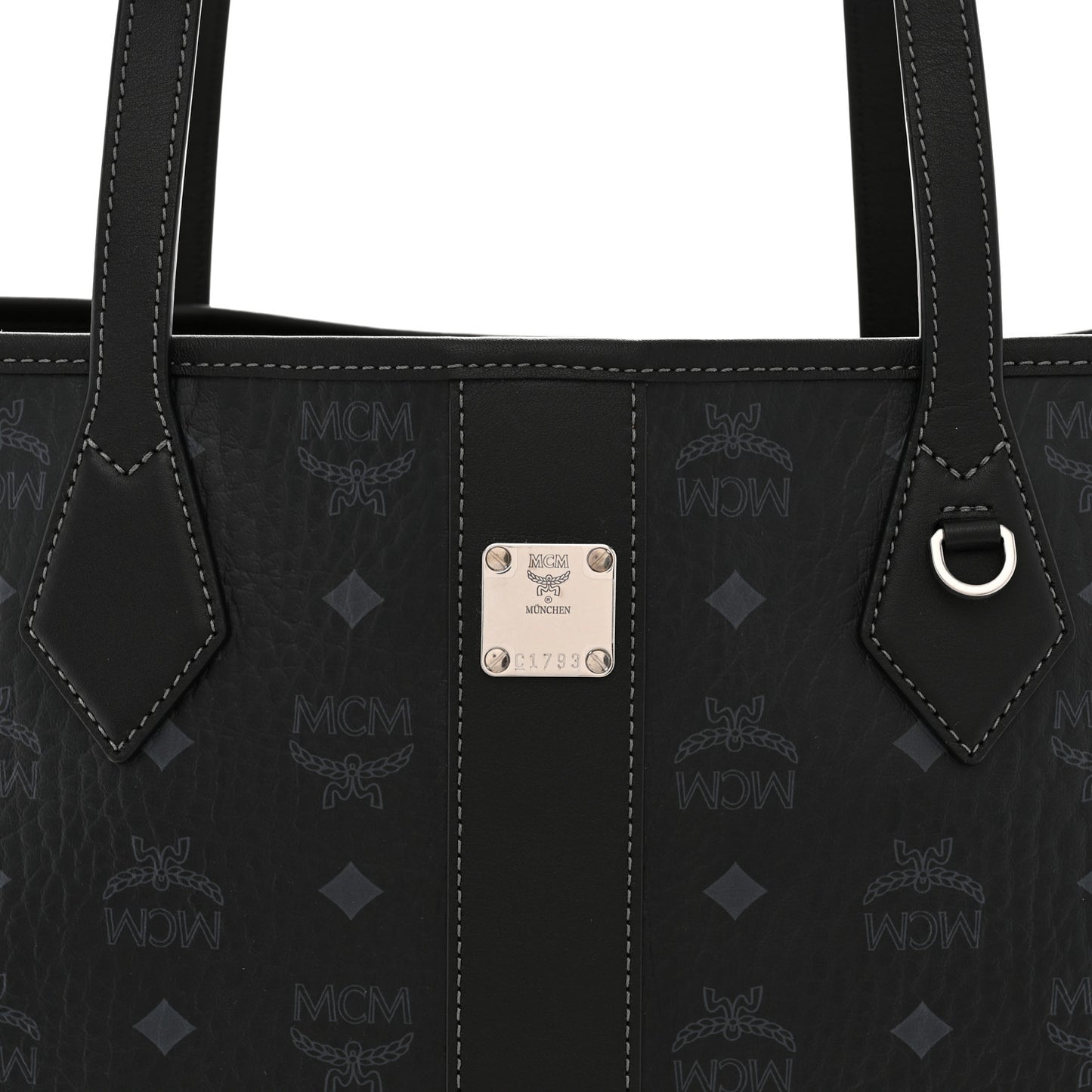 Visetos Medium New Liz Shopper Tote Black