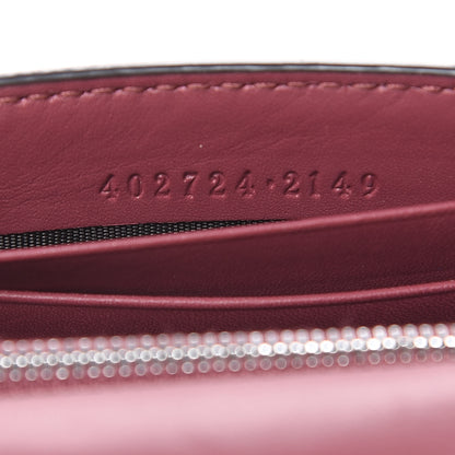 Gucci GG Supreme Monogram Blooms Chain Wallet Beige Multicolor Dry Rose 7 of 13