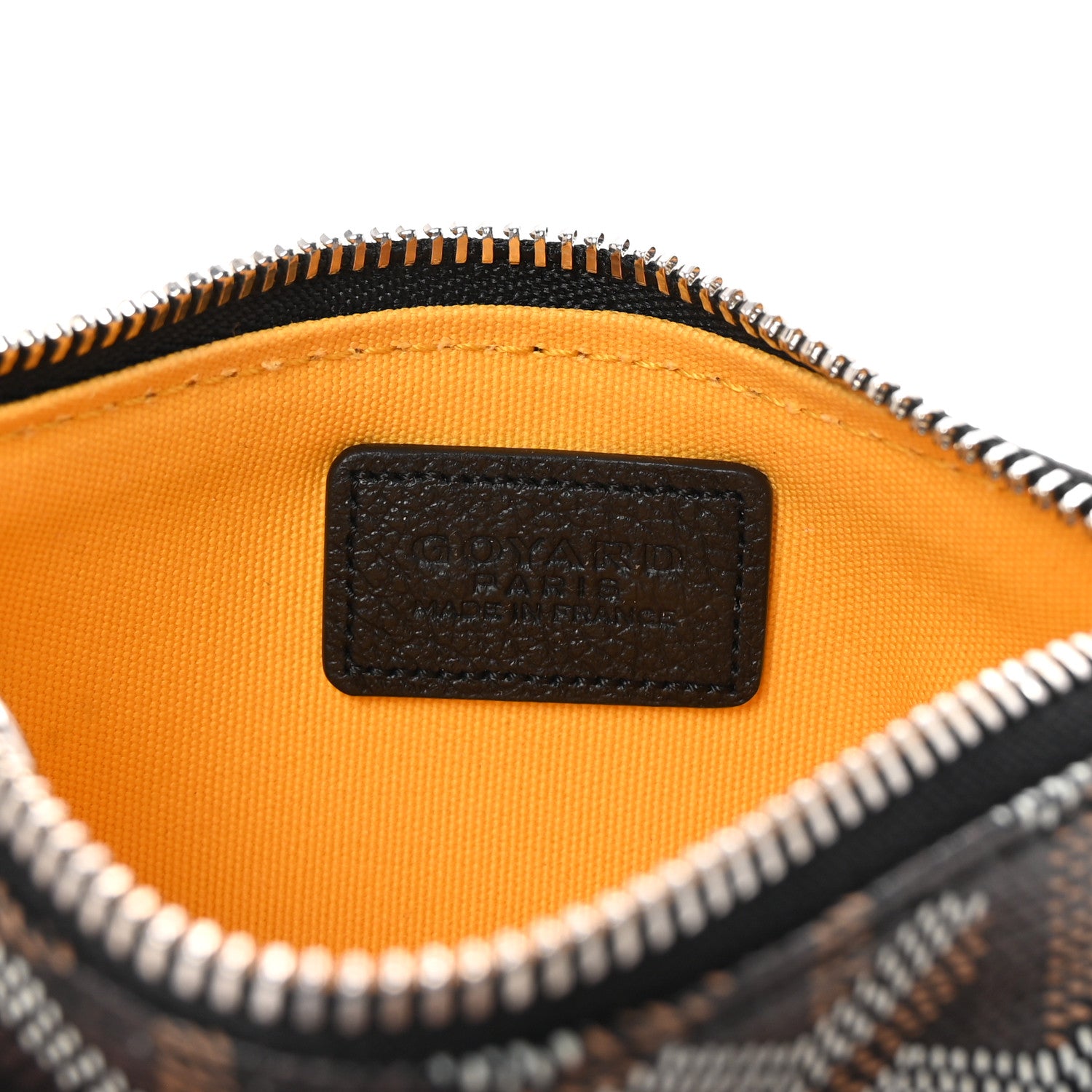 Goyard Goyardine Nano Senat Key Pouch Black 6 of 7