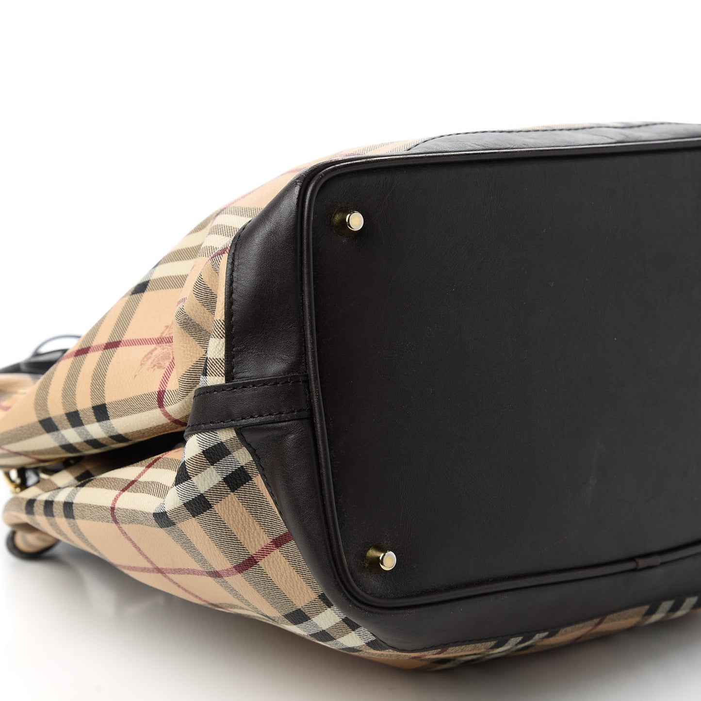 Haymarket Check Medium Golderton Tote Chocolate