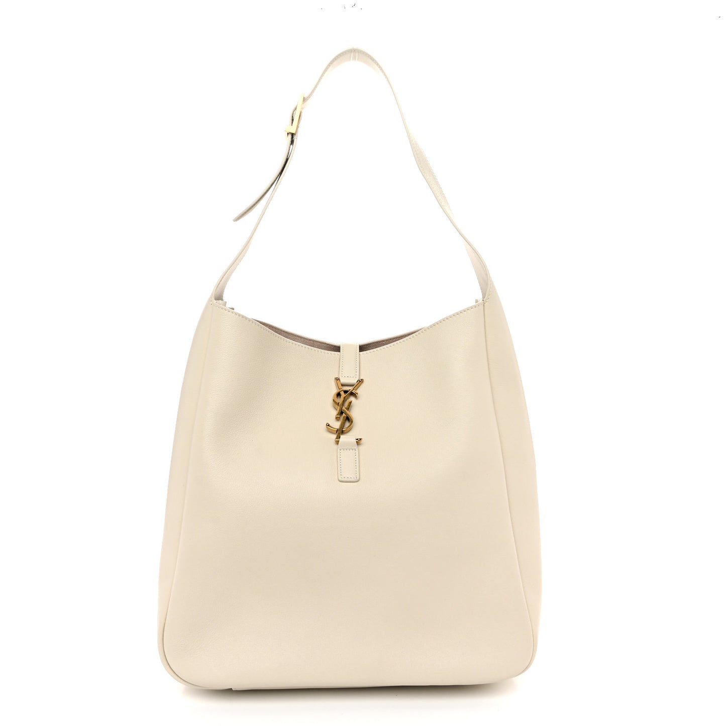 Smooth Calfskin Large Le 5 A 7 Soft Hobo Blanc Vintage