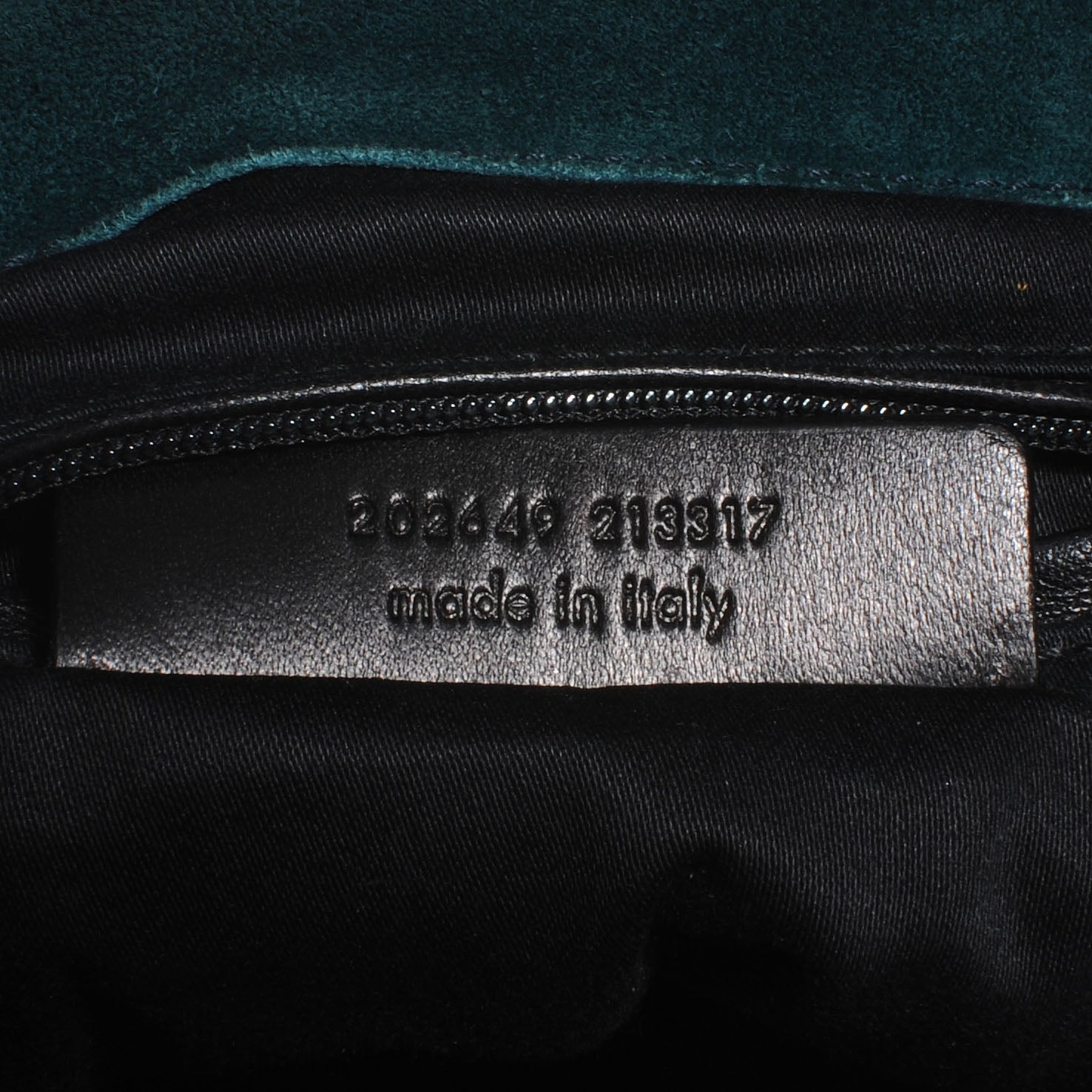 Saint Laurent Patent Small Downtown Petrol Blue 7 of 7