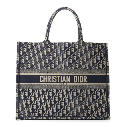 Christian Dior Oblique Book Tote Blue Multicolor 1 of 11