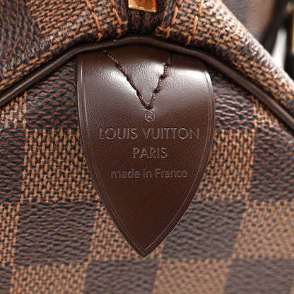 Louis Vuitton Damier Ebene Speedy 25 6 of 10