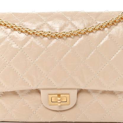 Chanel Glazed Calfskin Quilted 2.55 Reissue 226 Flap Light Beige 8 of 11