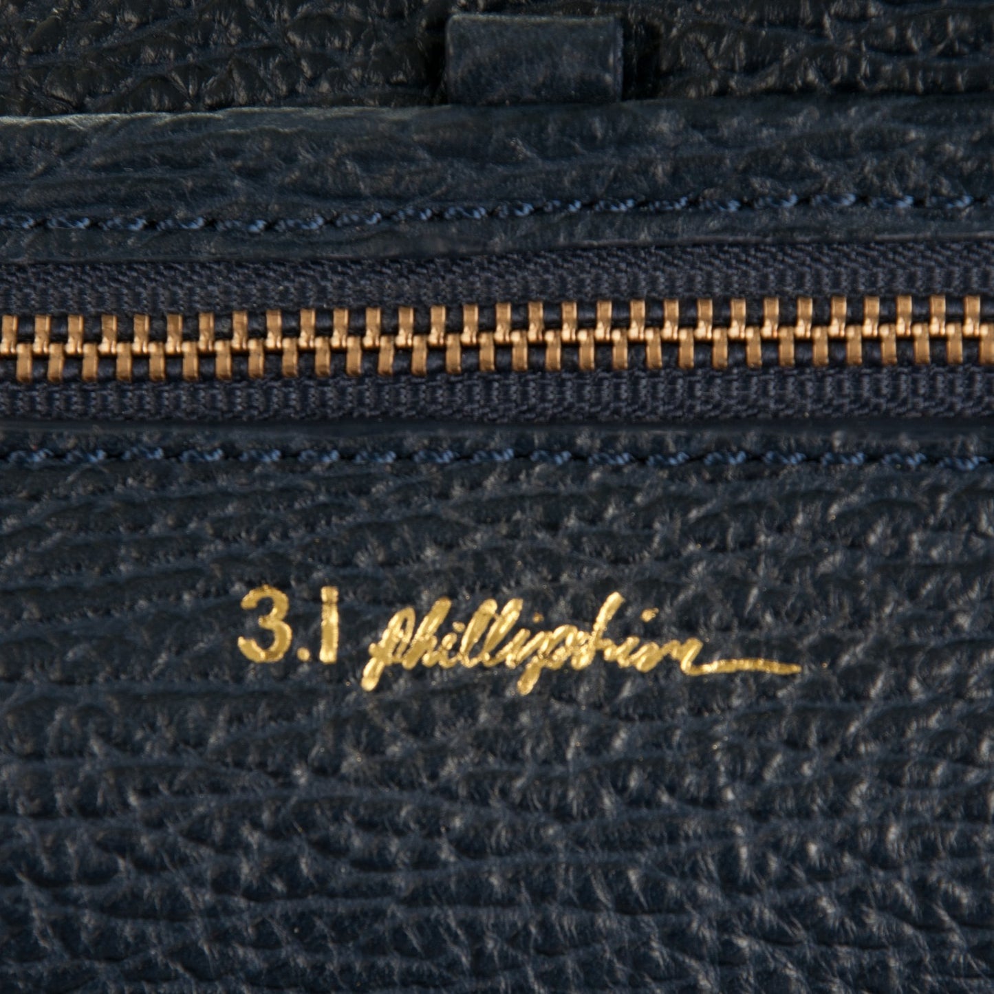 3.1 Textured Calfskin Large Pashli Satchel Ink