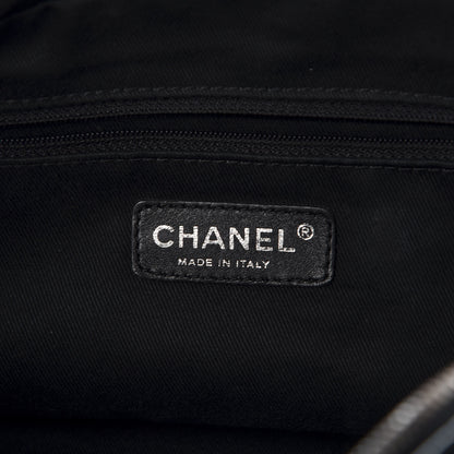Chanel Calfskin Small Diamond Stitch Tote Black 7 of 9