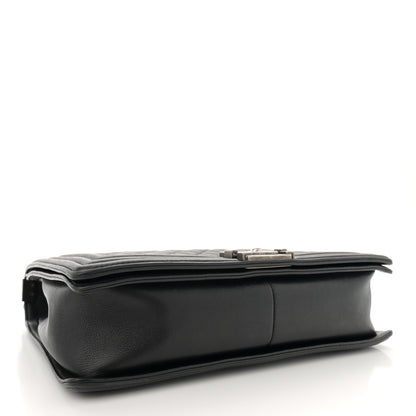 Chanel Calfskin Quilted Large Boy Flap Black 4 of 13