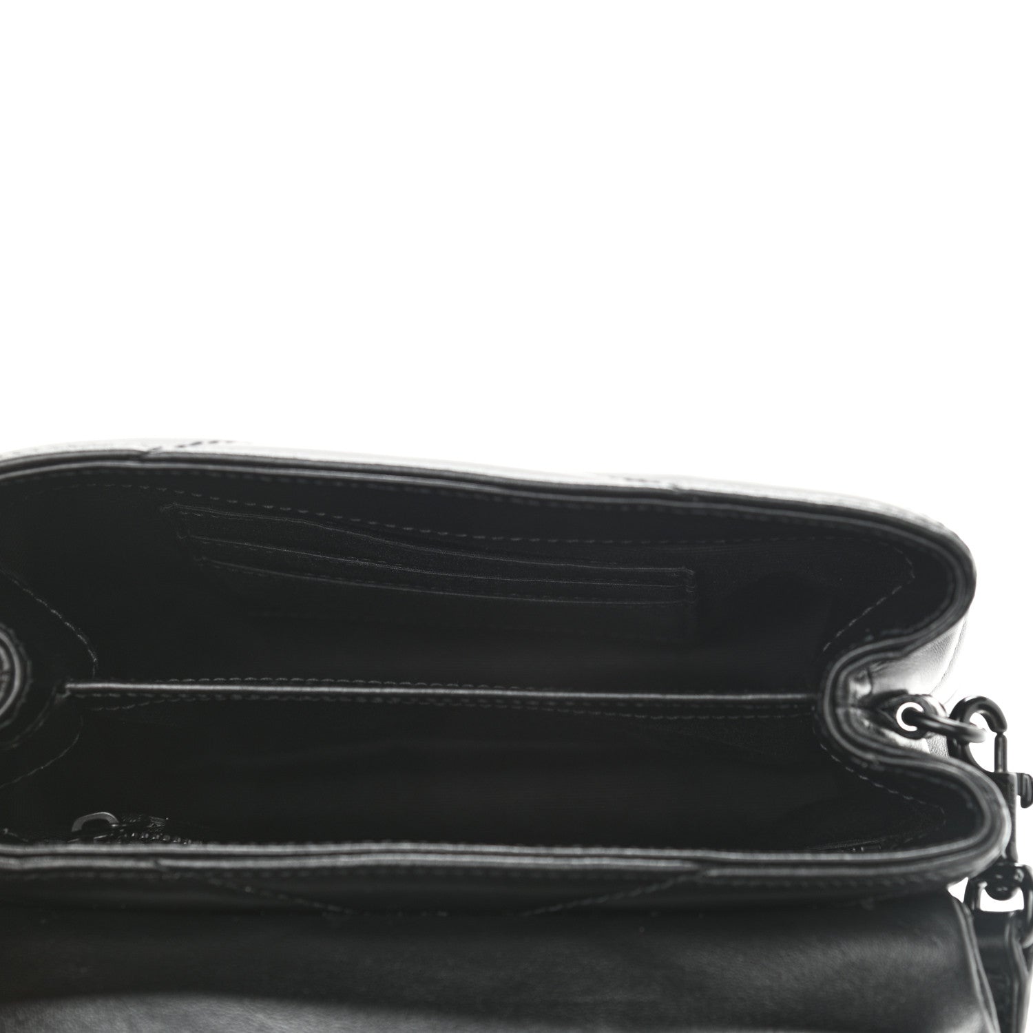 Saint Laurent Calfskin Y Quilted Monogram Toy Loulou Crossbody Bag Black 5 of 10