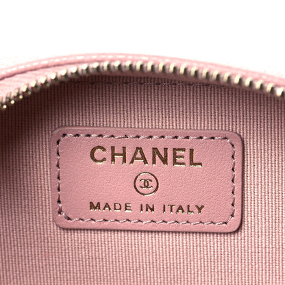 Chanel Caviar Quilted Clutch With Chain Light Pink 5 of 10