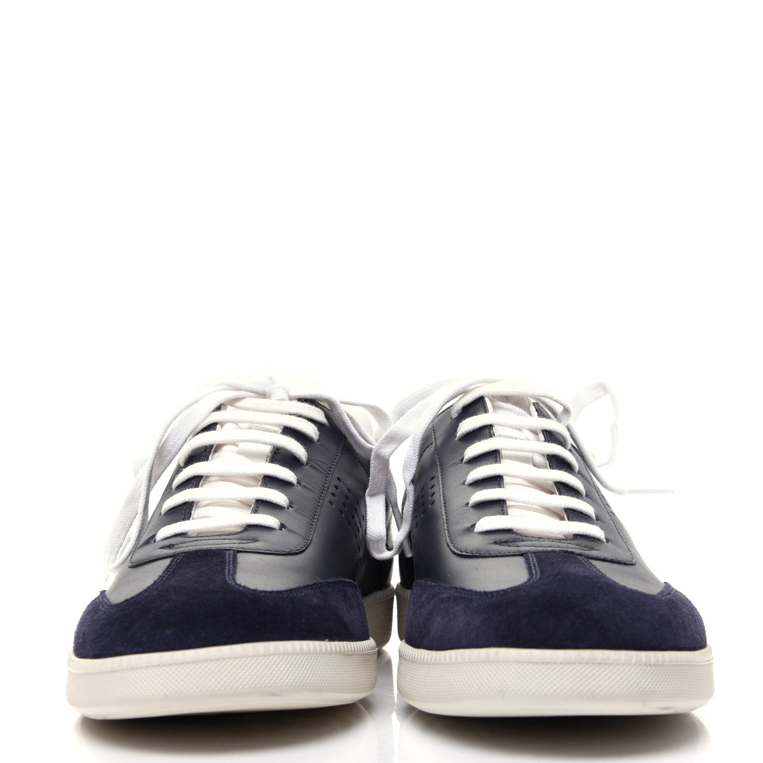 Christian Dior Homme Smooth Calfskin Suede Mens B01 Sneakers 39 Blue White 2 of 11