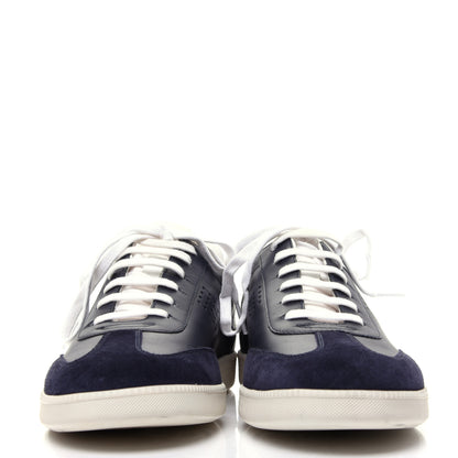 Christian Dior Homme Smooth Calfskin Suede Mens B01 Sneakers 39 Blue White 2 of 11