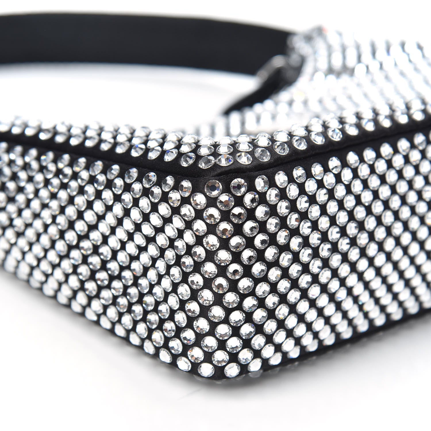 Prada Satin Crystal Mini Re-Edition 2000 Bag Cristal 8 of 10