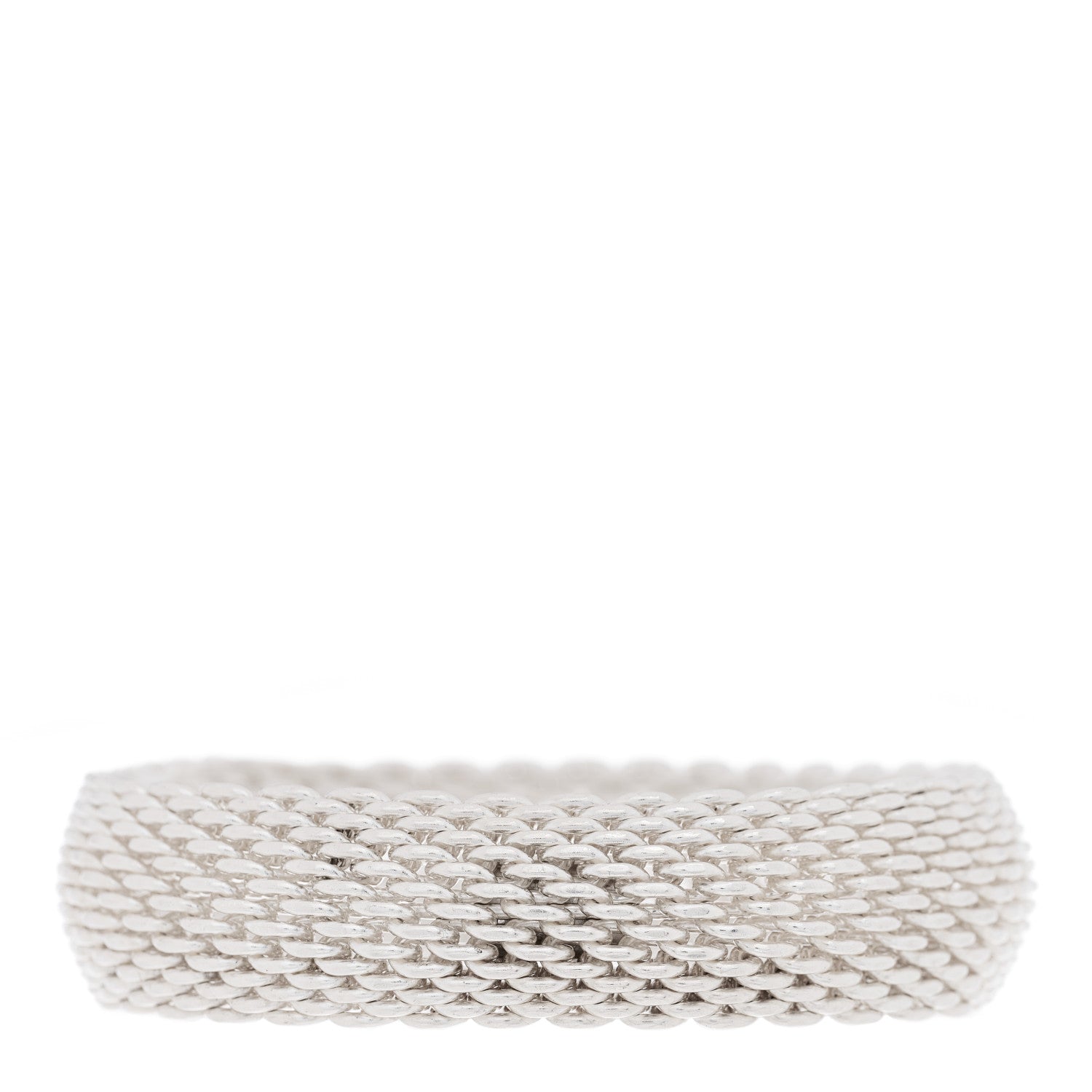 Tiffany Sterling Silver Somerset Mesh Bracelet 2 of 3