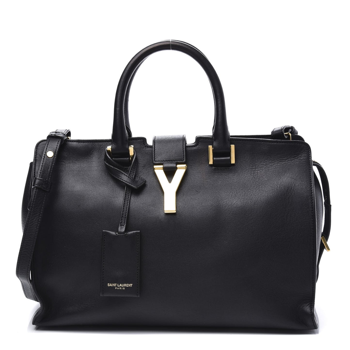Calfskin Small Classic Y Cabas Black