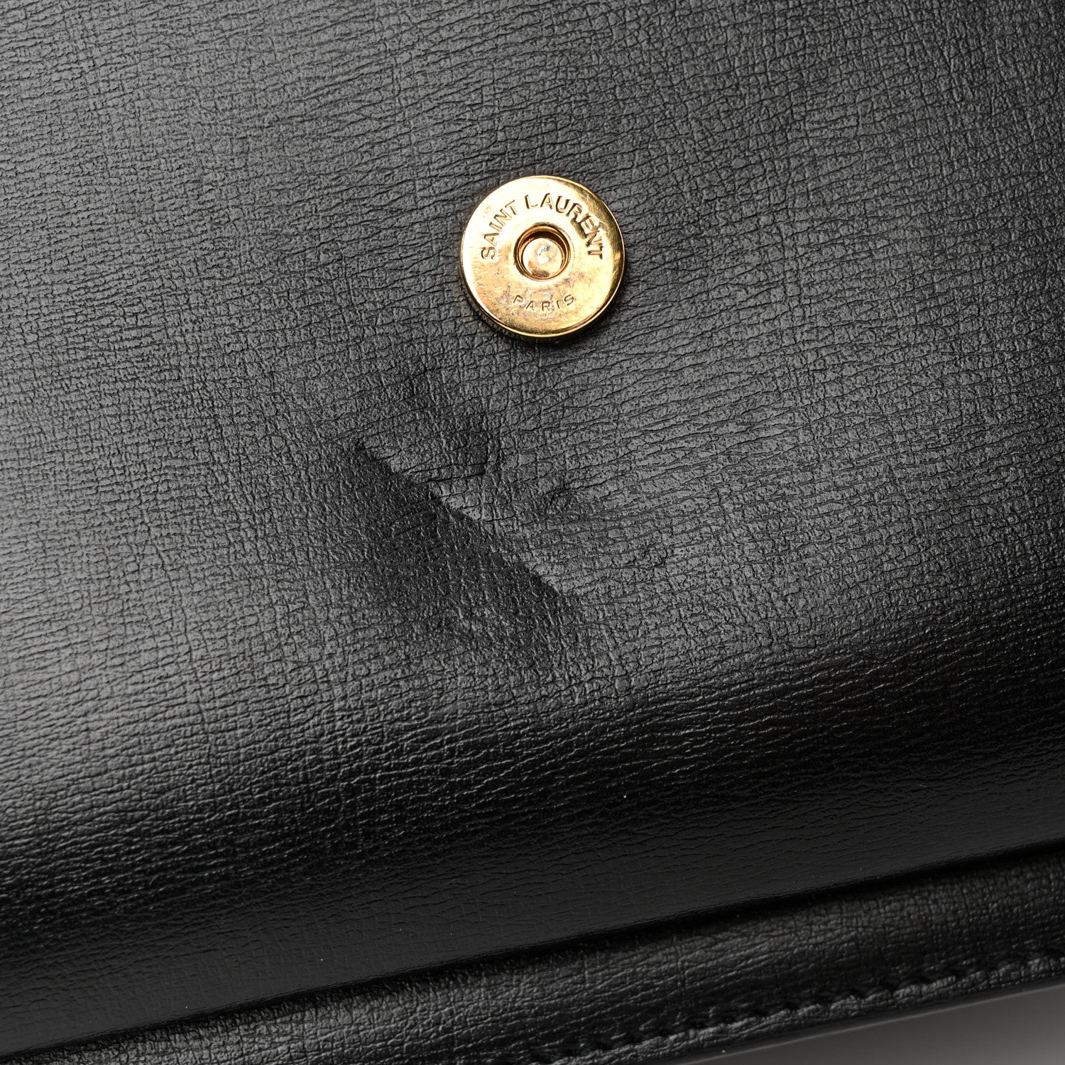Saint Laurent Calfskin Medium Monogram Sunset Black 14 of 17