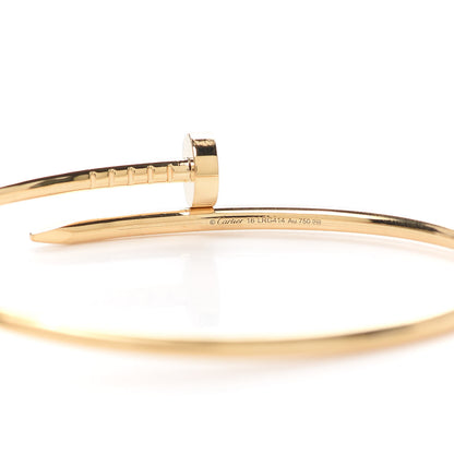 Cartier 18K Yellow Gold Small Juste Un Clou Bracelet 16 4 of 5