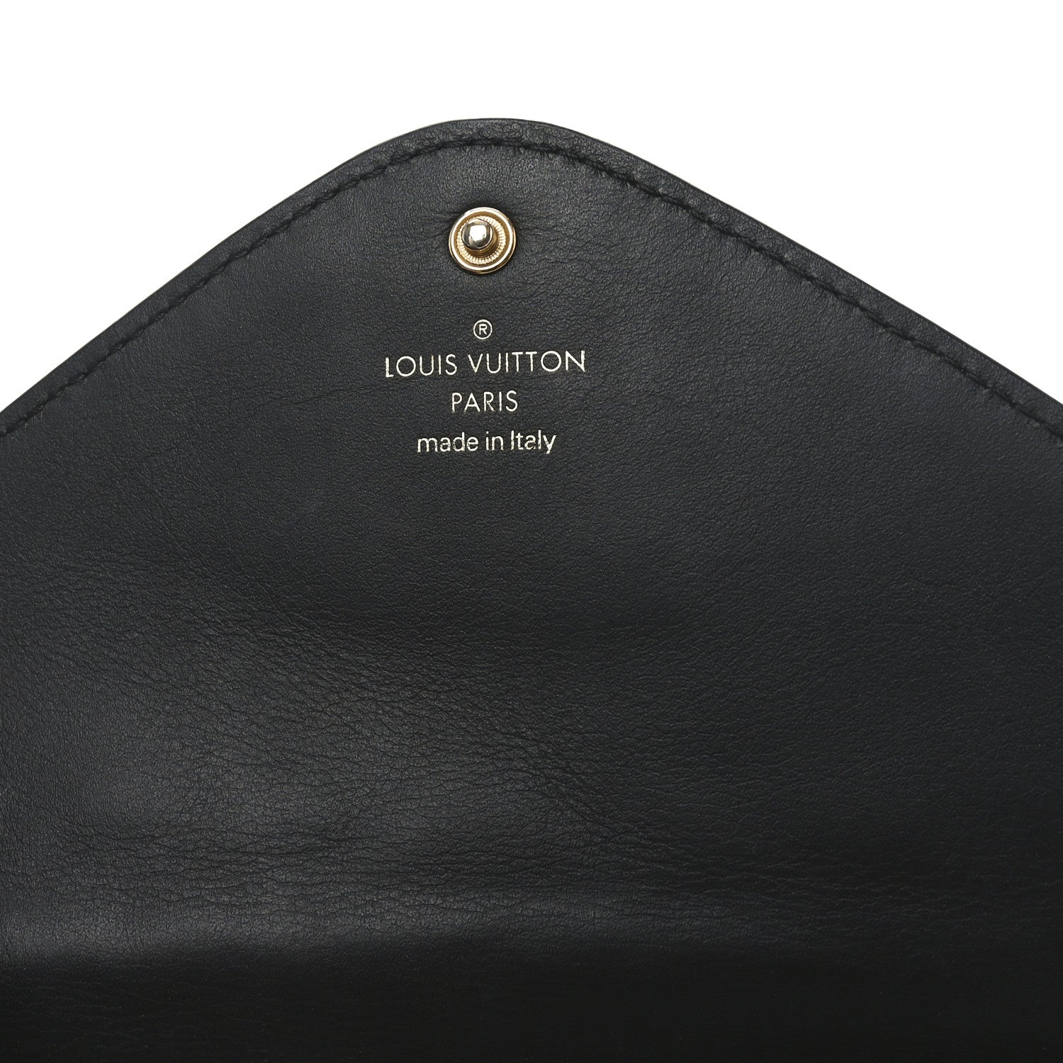 Louis Vuitton Calfskin New Wave Long Wallet Black 6 of 7