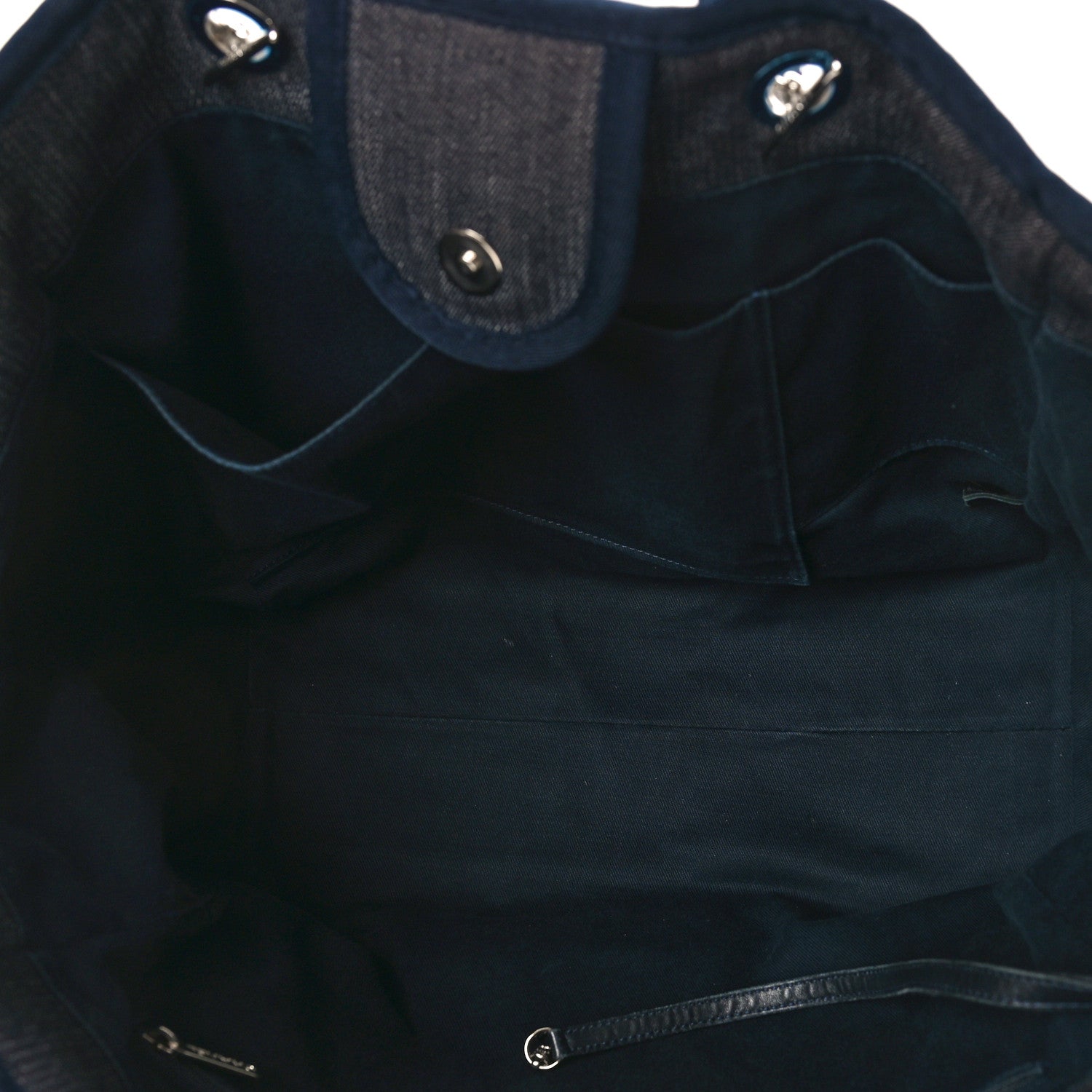 Chanel Denim Medium Deauville Tote Dark Blue 5 of 12