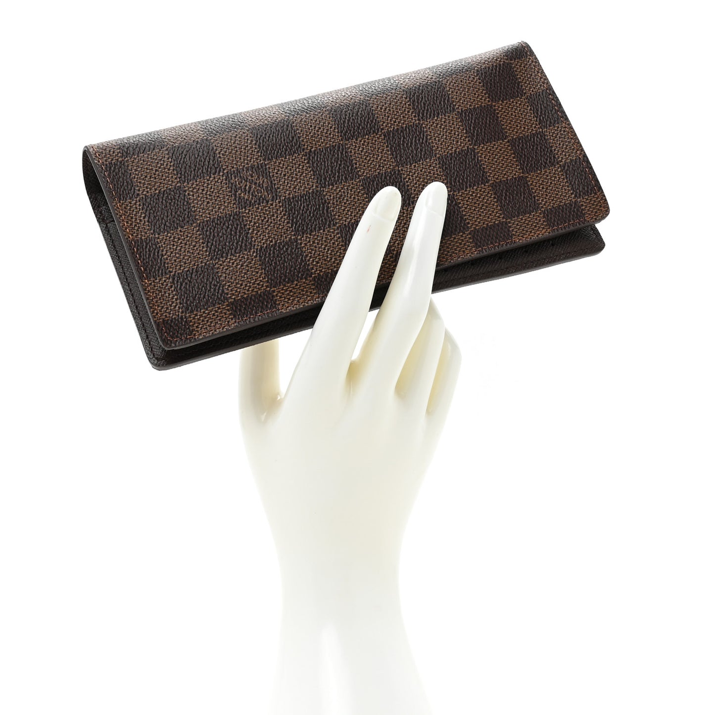 Damier Ebene Portefeuille Brazza Wallet