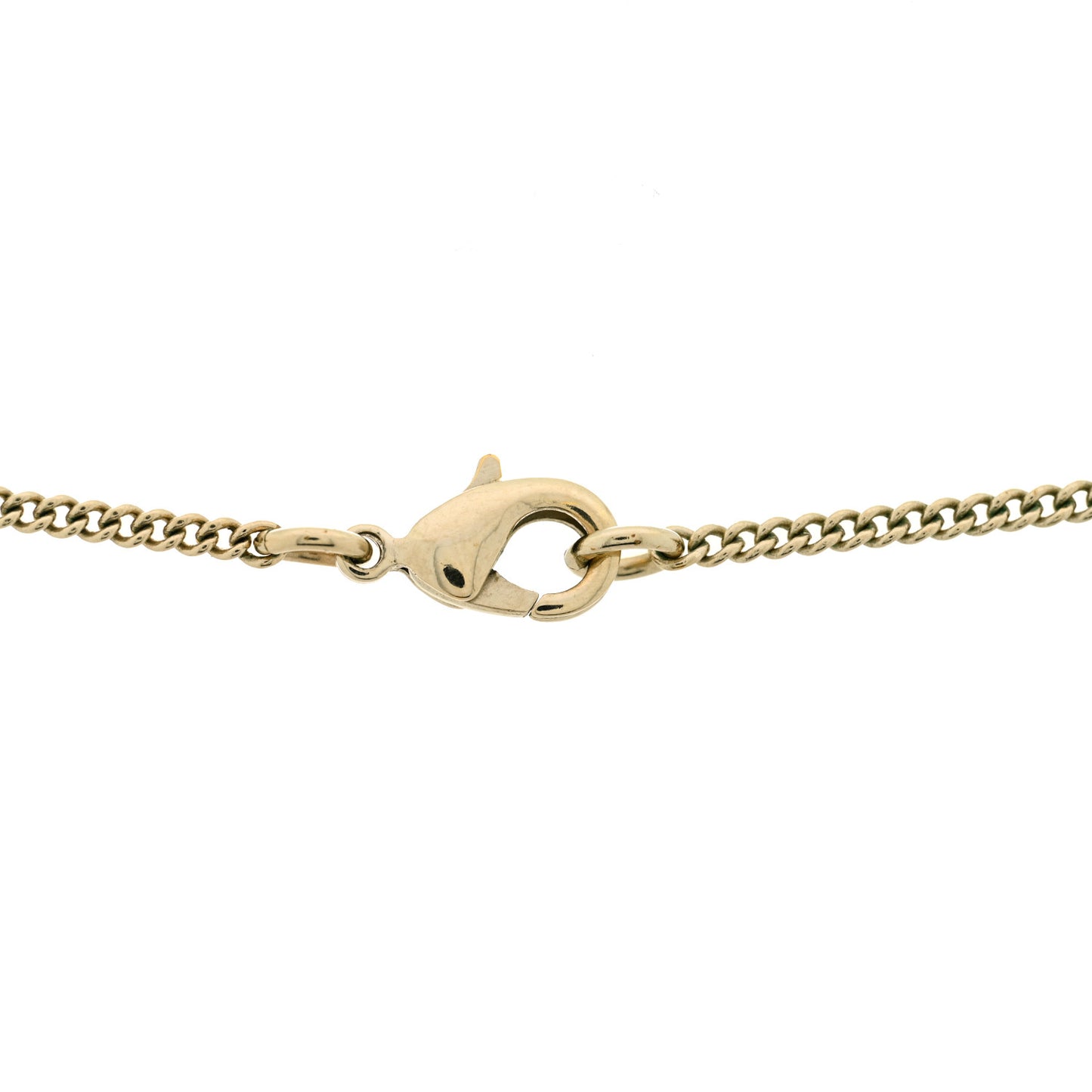 Crystal Pearl CC Lace Camellia Necklace Gold