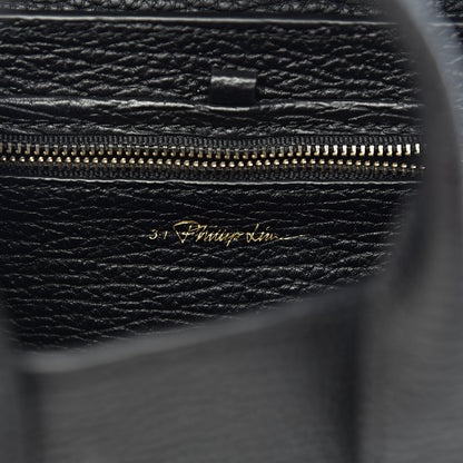 3.1 Phillip Lim 3.1 Textured Calfskin Mini Pashli Satchel Black 6 of 9
