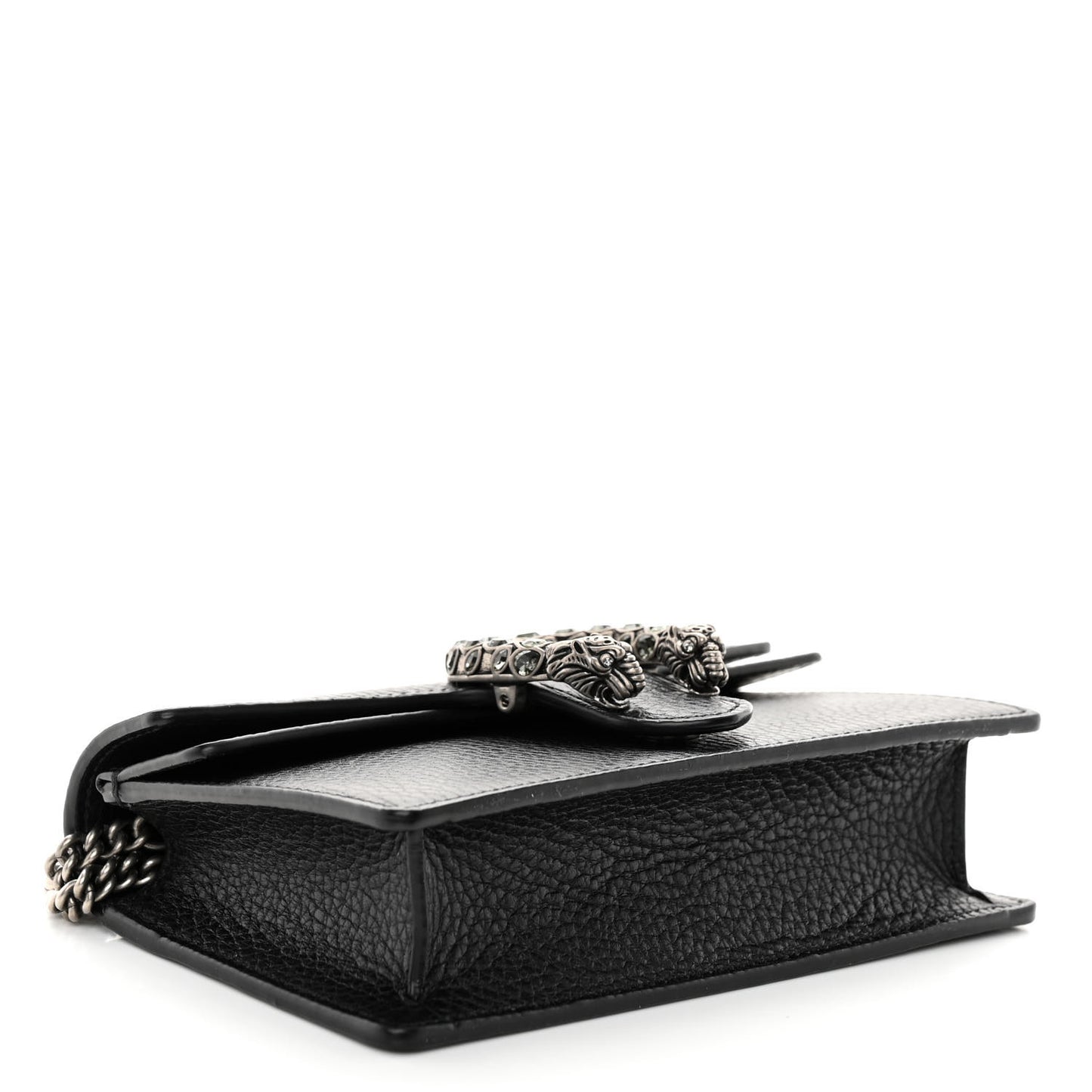 Calfskin Super Mini Dionysus Shoulder Bag Black